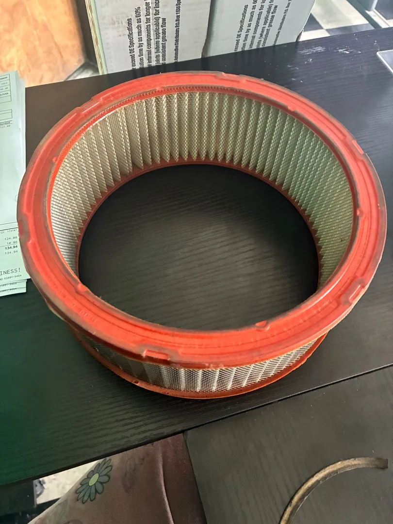 Air filter. Before.