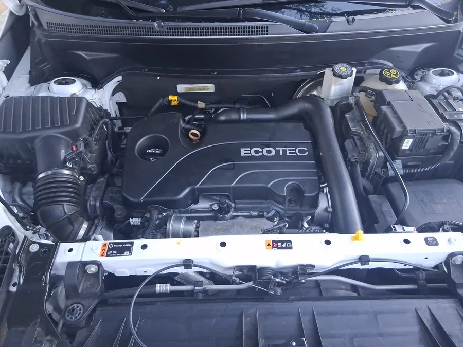 Clean engine bay after service.