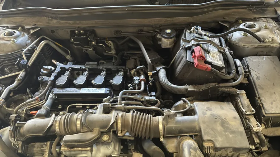Honda engine bay.